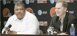 Romeo Crennel and Phil Savage